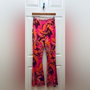 Eccentric Free People flare pants, sz XS in great condition!!
